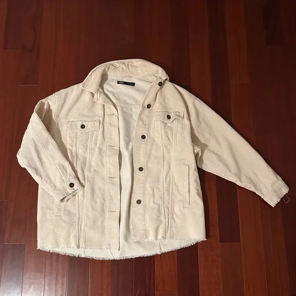 Zara corduroy shacket